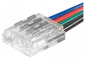 Соединитель лент линейный жесткий ELFLED STD Conn-4p/w-SMD-10mm