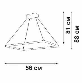Подвесной светильник Vitaluce V2508DT V2508DT-1/1S