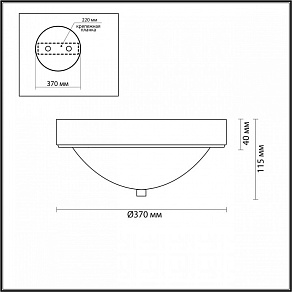 Накладной светильник Lumion Nina 5260/3C