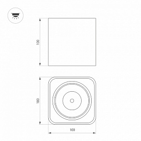 Накладной светильник Arlight CUBUS 036052