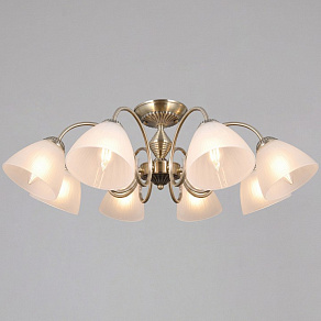 Люстра на штанге ILLUMICO  IL0897-8CSQ-26 AB ELITE
