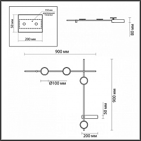 Накладной светильник Odeon Light Flavio 6632/15WL