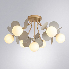 Потолочная люстра Arte Lamp Peacock A1369PL-7GY