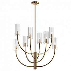 Люстра на штанге Maytoni Arco MOD223PL-08BS