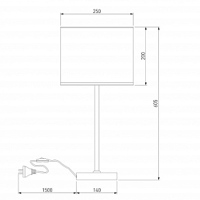 Настольная лампа декоративная Eurosvet Snowy 01018/1 белый