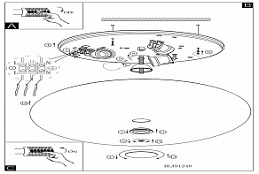 Накладной светильник Eglo Nube 91248