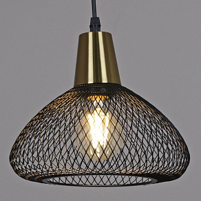 Подвесная люстра Reluce  03204-3.9-03 BK+COPPER