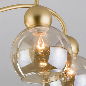 Люстра на штанге Eurosvet Fabia 30148/5 перламутровое золото