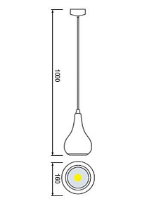 Подвесной светильник Horoz Electric Avensis HRZ00000801