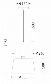 Подвесной светильник Freya Sandy FR5119PL-01BS