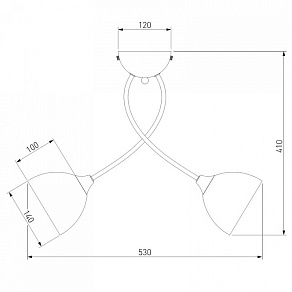 Люстра на штанге Eurosvet Nika 30117/3 хром