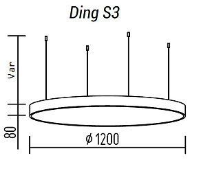 Подвесной светильник TopDecor Ding Ding S3 10
