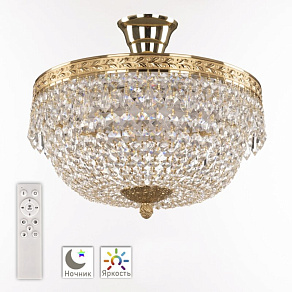 Потолочная люстра Bohemia Ivele Crystal 1901 19011/35IV/LED-DIM G