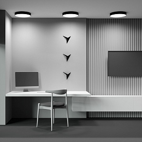 Накладной светильник Maytoni Zon C032CL-45W3K-RD-B