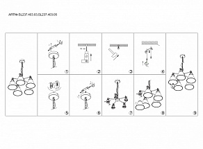 Подвесной светильник ST-Luce Evoluto SL237.403.03
