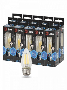 Лампа светодиодная Эра F-LED E27 7Вт 4000K F-LED B35-7W-840-E27