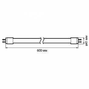 Лампа светодиодная Jazzway  G13 10Вт 4000K FLL T8- 600 10w 4000K G13