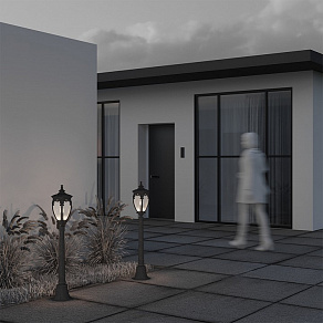 Наземный высокий светильник Maytoni Fleur O414FL-01BZ1