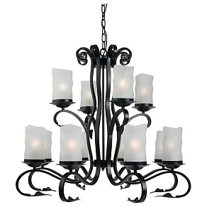 Подвесная люстра Arte Lamp Scroll A7915LM-8-4BK