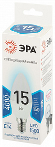 Лампа светодиодная Эра Стандарт E14 15Вт 4000K LED B35-15W-840-E14