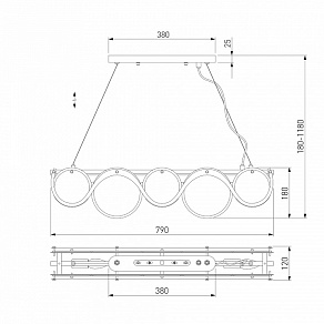Подвесной светильник Bogate's Galicia 354/4 Smart