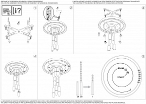 Потолочная люстра Ideal Lux Carlton CARLTON PL12