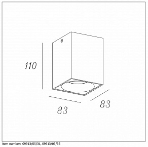 Накладной светильник Lucide Bentoo-Led 09913/05/31