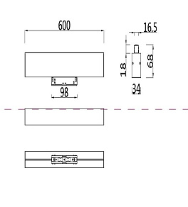 Накладной светильник Maytoni BASIS TR012-2-20W4K-B