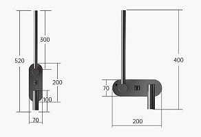 Бра Inodesign Botolf Botolf Black 44.4054