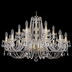 Подвесная люстра Bohemia Ivele Crystal 1402 1402/12+6/300/G