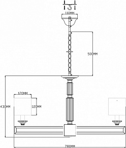 Подвесная люстра Moderli Katar V2623-8P
