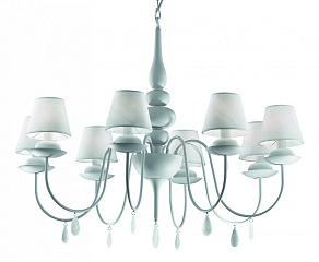 Подвесная люстра Ideal Lux Blanche BLANCHE SP8 BIANCO