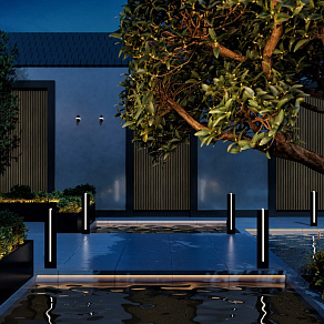 Накладной светильник Maytoni Outdoor Line O484WL-L6GF3K