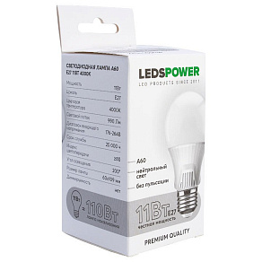 Лампа светодиодная LEDS POWER C37 E14 6Вт 4000K 006673