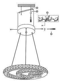 Подвесной светильник Globo Miley 67052-30