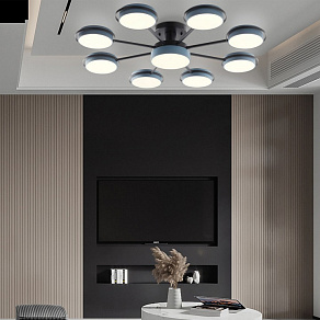 Потолочная люстра Arte Milano Ferrara 250406/8+1 Gr