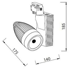 Светильник на штанге Horoz Electric 018-010 HRZ00000871