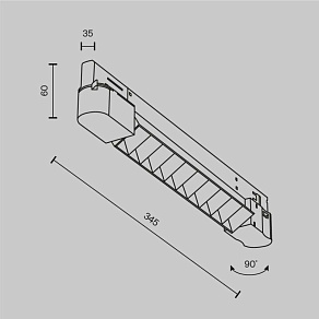 Накладной светильник Maytoni Technical Points TR195-3-10W4K-M-B(N)