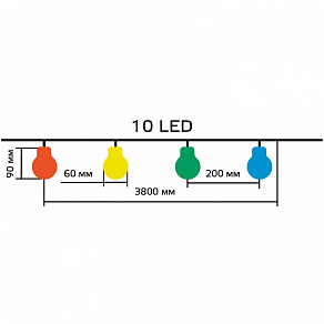 Гирлянда на солнечных батареях Gauss Solar GS035