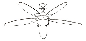 Светильник с вентилятором Globo Azura 308