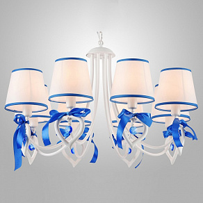 Подвесная люстра Eurosvet 60066 60066/8 белый/синий