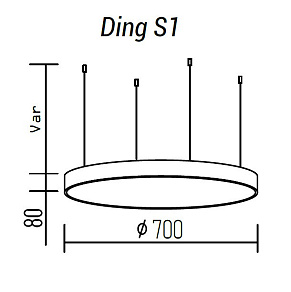 Подвесной светильник TopDecor Ding Ding S1 10