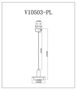 Подвесной светильник Moderli Solumn V10503-PL