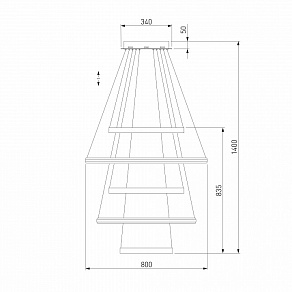 Подвесной светильник Eurosvet Olympia 90179/5 сатин-никель 145W