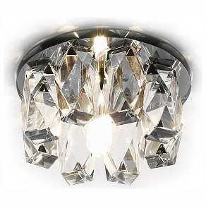 Встраиваемый светильник Ambrella Glass 10 D1047 BK/CL/CH