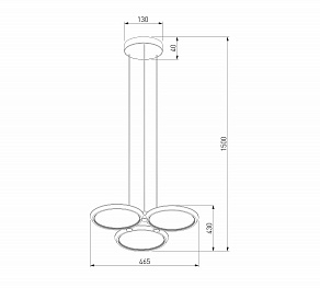 Подвесная люстра Eurosvet Crespella 90034/3 золото