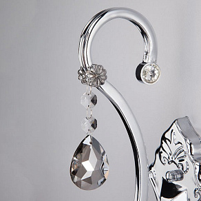 Бра Eurosvet Keira 3108/1 хром/дымчатый хрусталь Strotskis