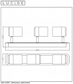 Спот Lucide Lennert 26957/15/12