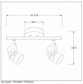 Спот Lucide Cigal 77974/10/21