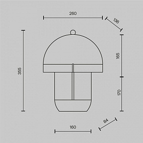 Настольная лампа декоративная Maytoni Hope MOD479TL-L14W3K